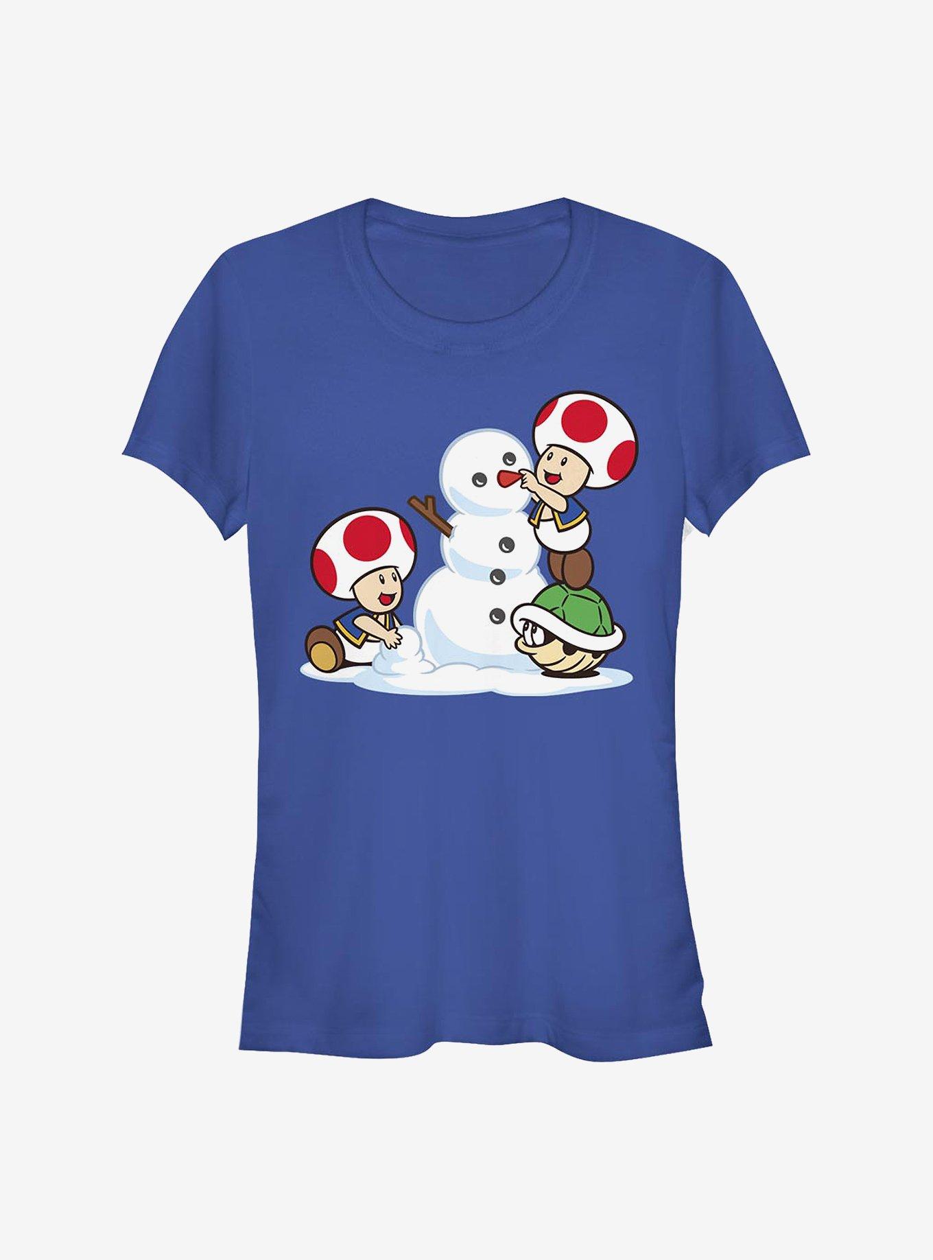 Nintendo Mario Frosty Toad Girls T-Shirt, ROYAL, hi-res