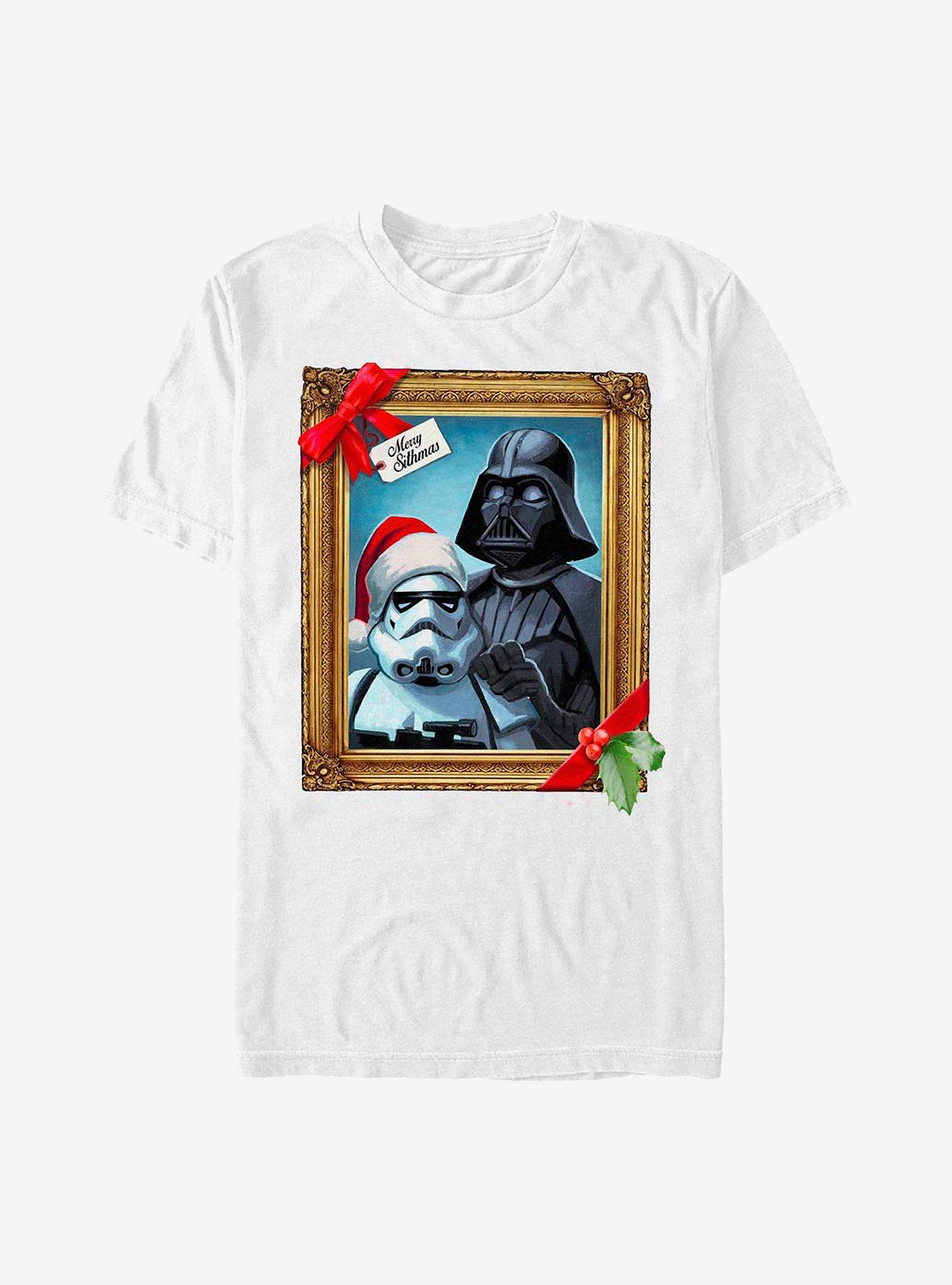Star Wars Sithmas Holiday Frame T-Shirt, WHITE, hi-res