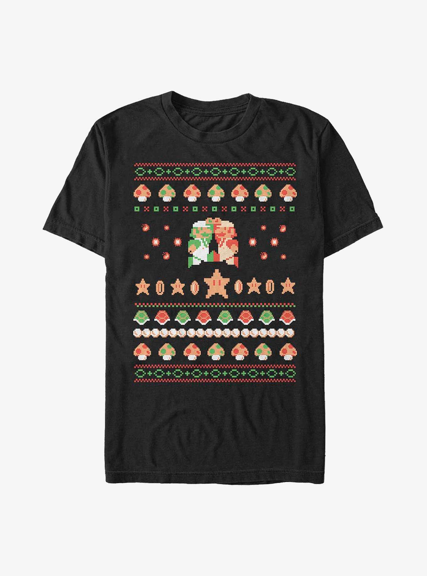Nintendo Mario Holiday Friendship T-Shirt, , hi-res