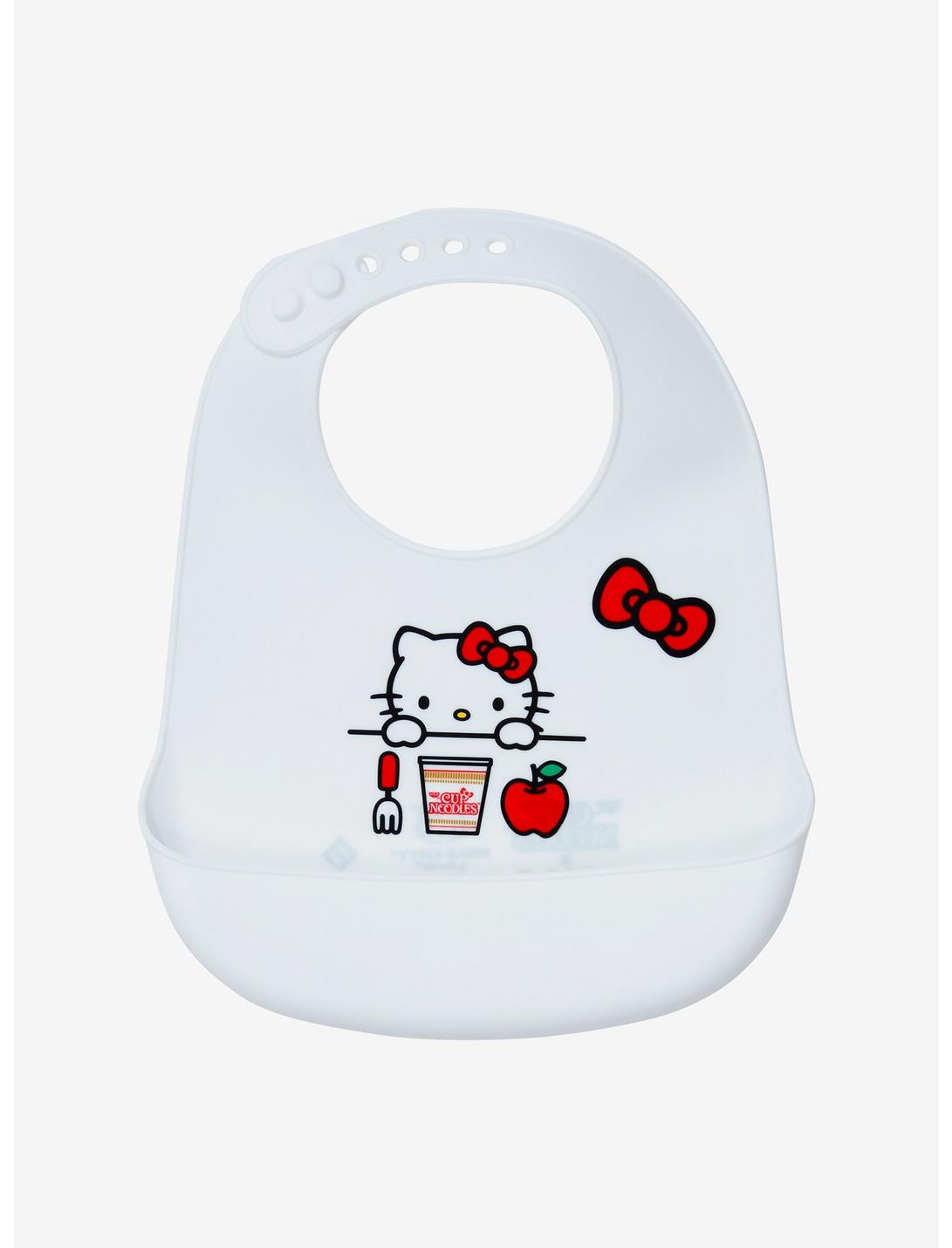 Nissin Cup Noodles x Hello Kitty Silicone Bib - BoxLunch Exclusive, , hi-res