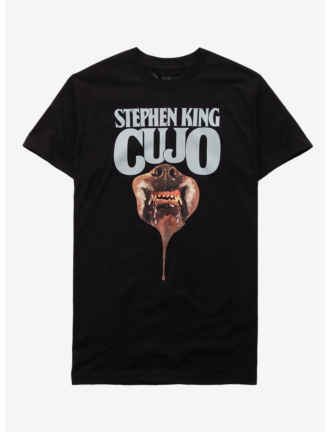 Steven King Cujo Book Cover T-Shirt, BLACK, hi-res