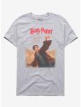 Harry Potter And The Deathly Hallows Book Cover T-Shirt, HEATHER GREY, hi-res