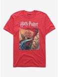 Harry Potter And The Chamber Of Secrets Book Cover T-Shirt, RED, hi-res