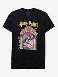 Harry Potter And The Sorcerer's Stone Book Cover T-Shirt, BLACK, hi-res