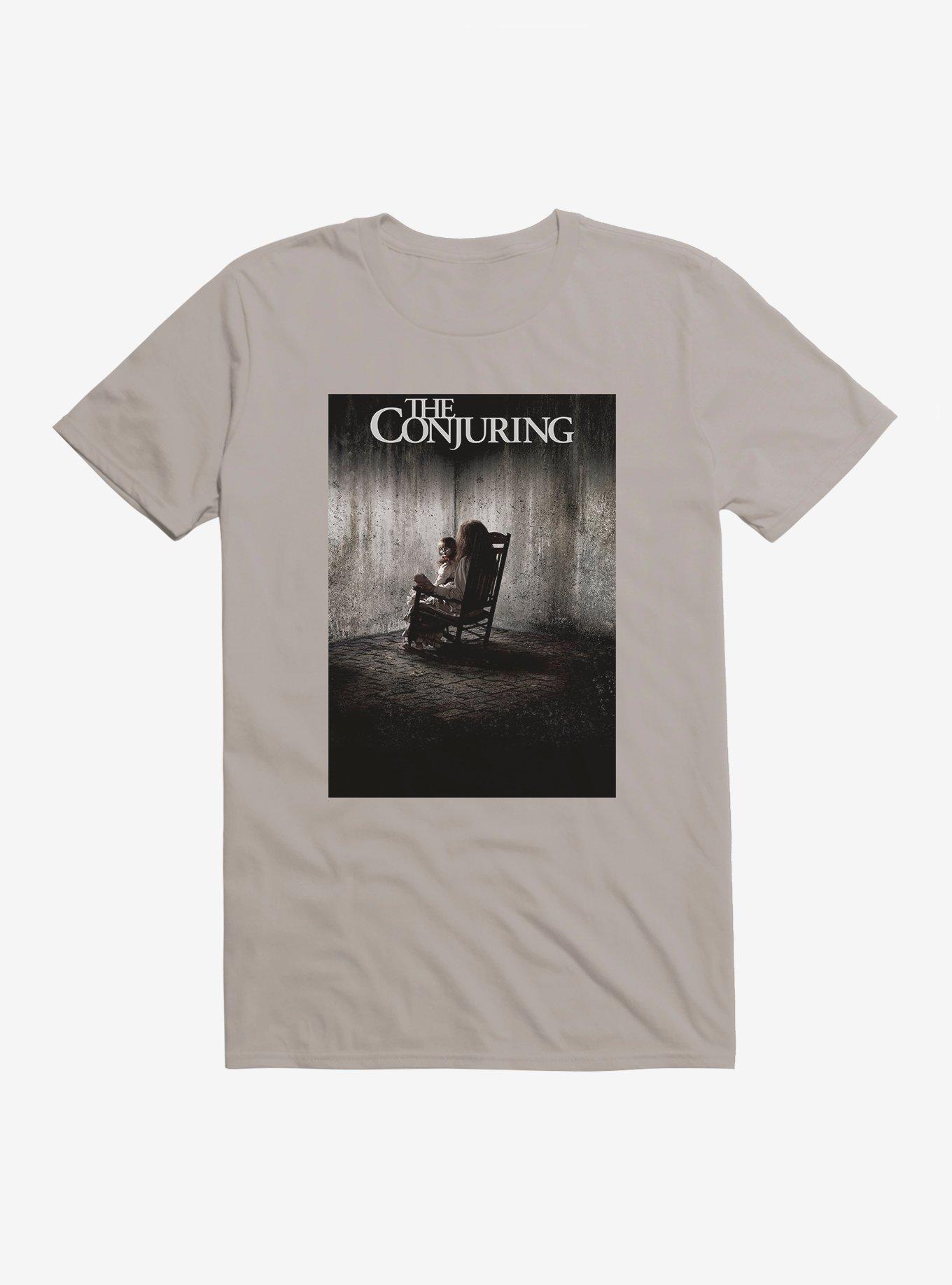 The Conjuring Movie Poster T-Shirt, LIGHT GREY, hi-res