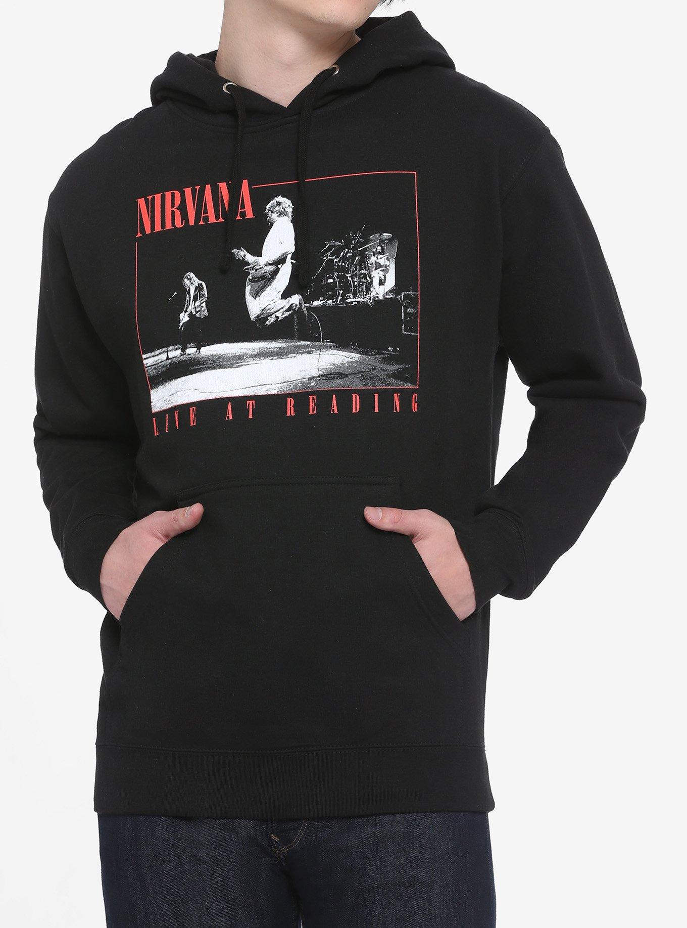Nirvana Live At Reading Hoodie, BLACK, hi-res