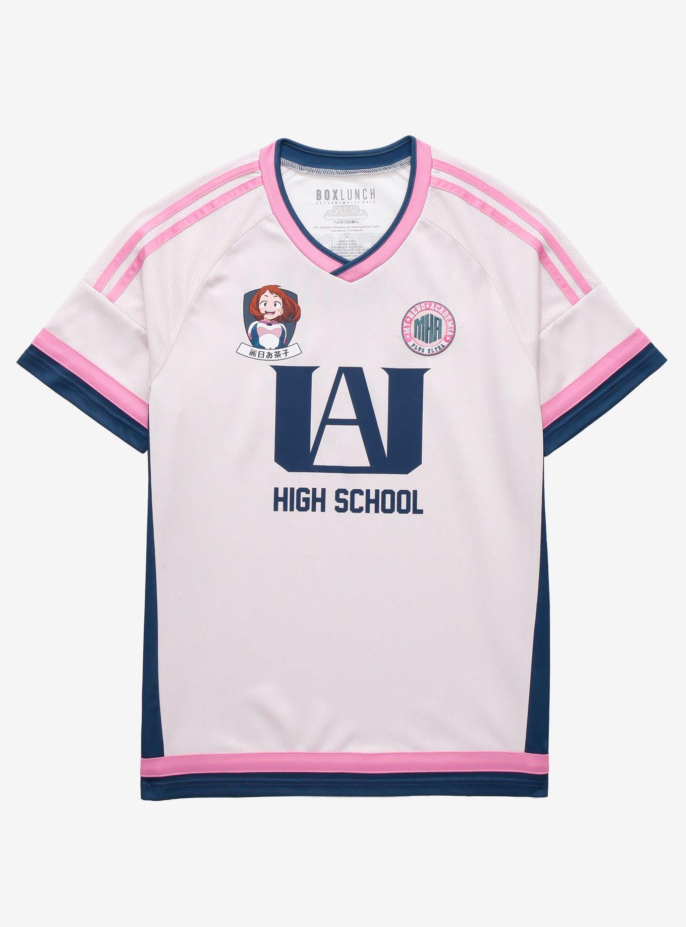 My Hero Academia Ochaco Uraraka Soccer Jersey - BoxLunch Exclusive, LIGHT PINK, hi-res