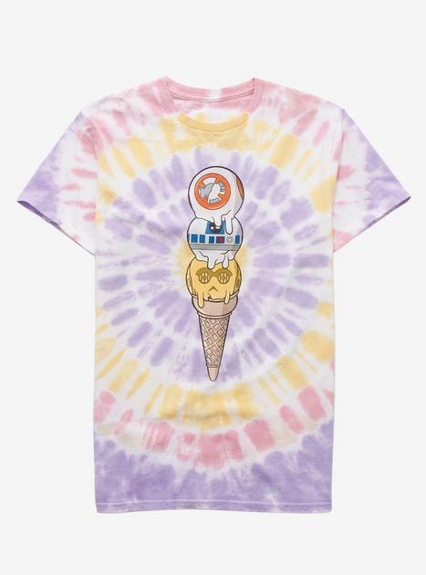 Star Wars Droids Ice Cream Tie-Dye T-Shirt - BoxLunch Exclusive | BoxLunch