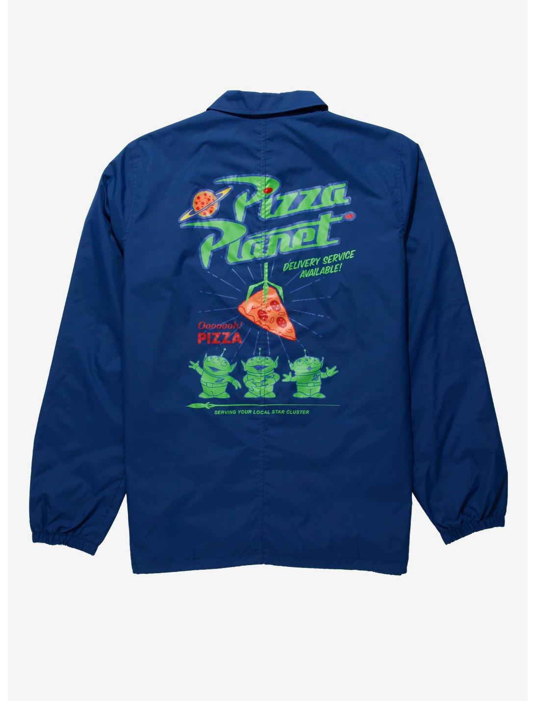 Disney Pixar Toy Story Pizza Planet Coach's Jacket - BoxLunch Exclusive, NAVY, hi-res