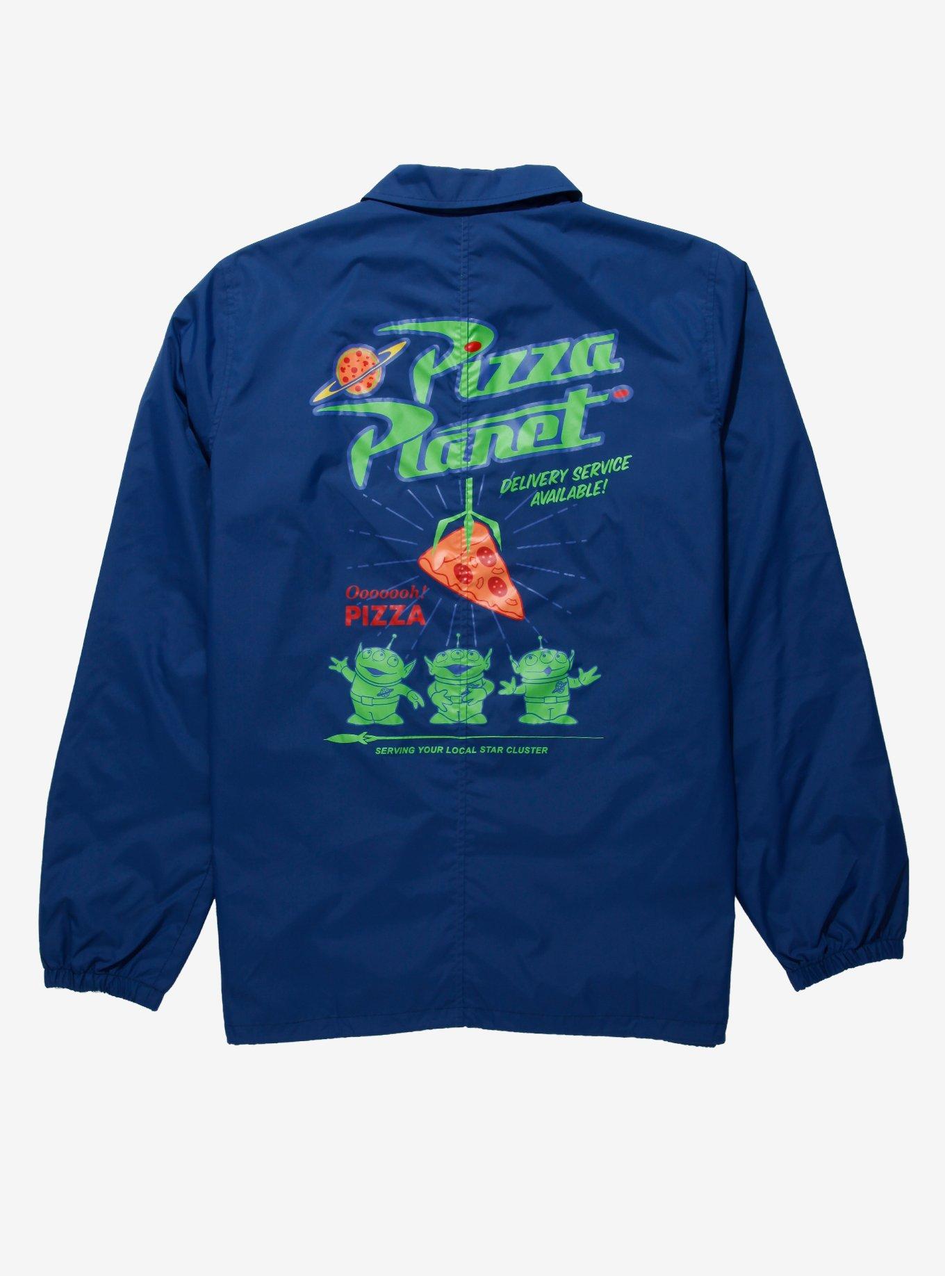 Disney Pixar Toy Story Pizza Planet Coach's Jacket - BoxLunch Exclusive, NAVY, hi-res