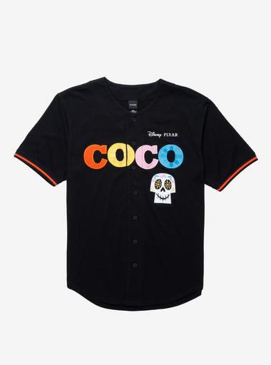 coco⭐︎ Disney Pixar Coco Logo Baseball Jersey - BoxLunch Exclusive | BoxLunch