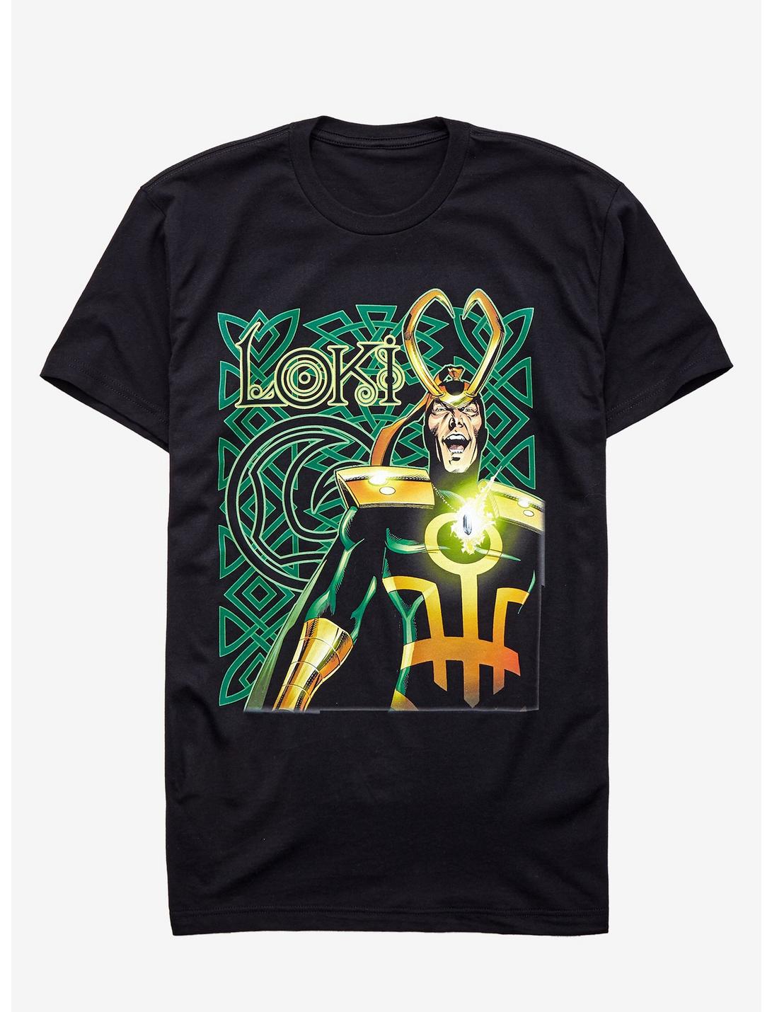 Marvel Loki Maniacal Laughing T-Shirt, BLACK, hi-res