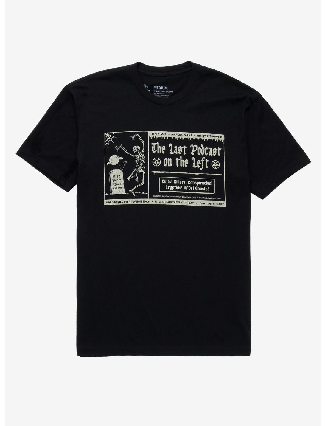 The Last Podcast On The Left Pulp Ad T-Shirt, BLACK, hi-res