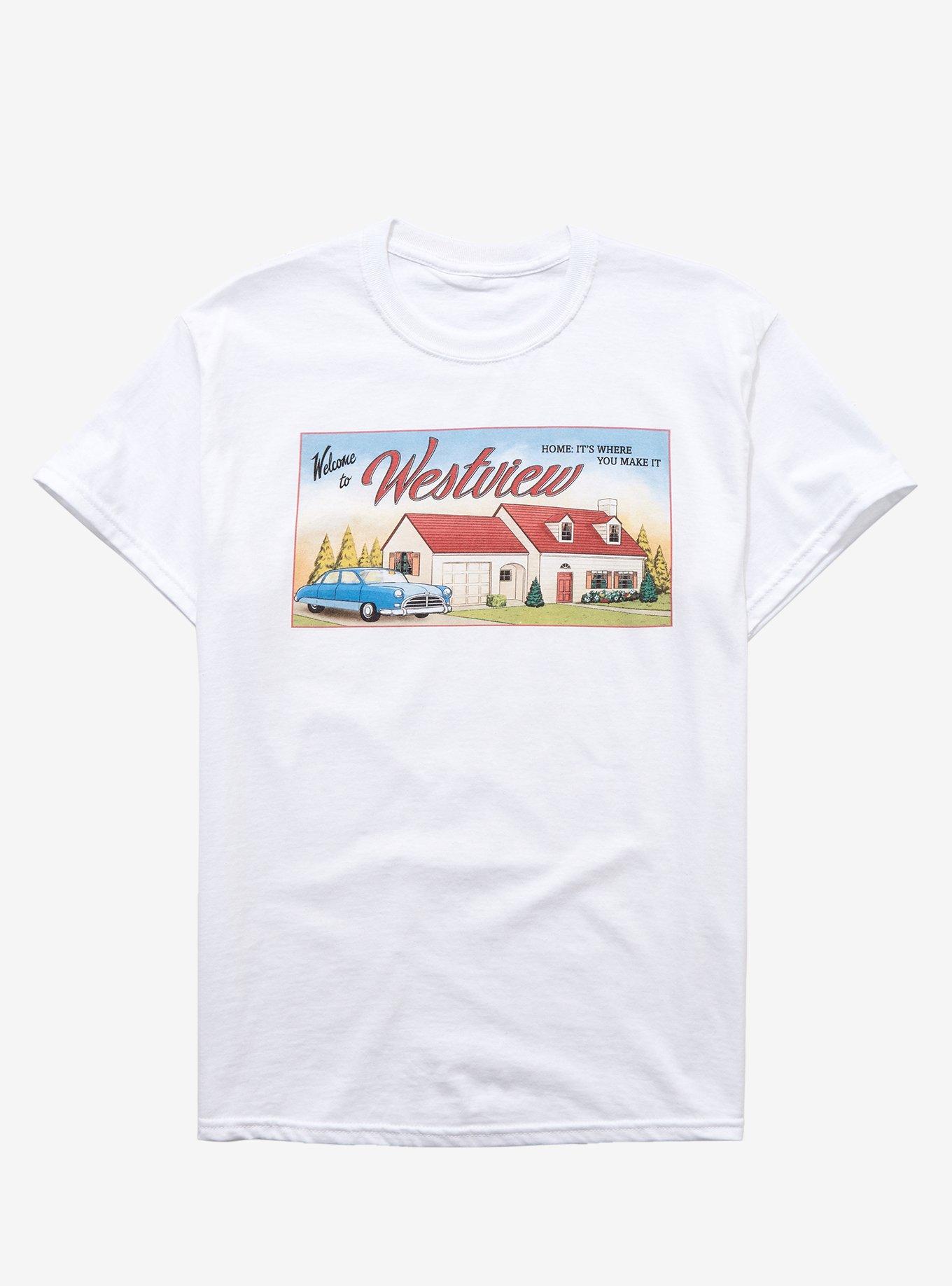 Marvel WandaVision Welcome To Westview T-Shirt, WHITE, hi-res