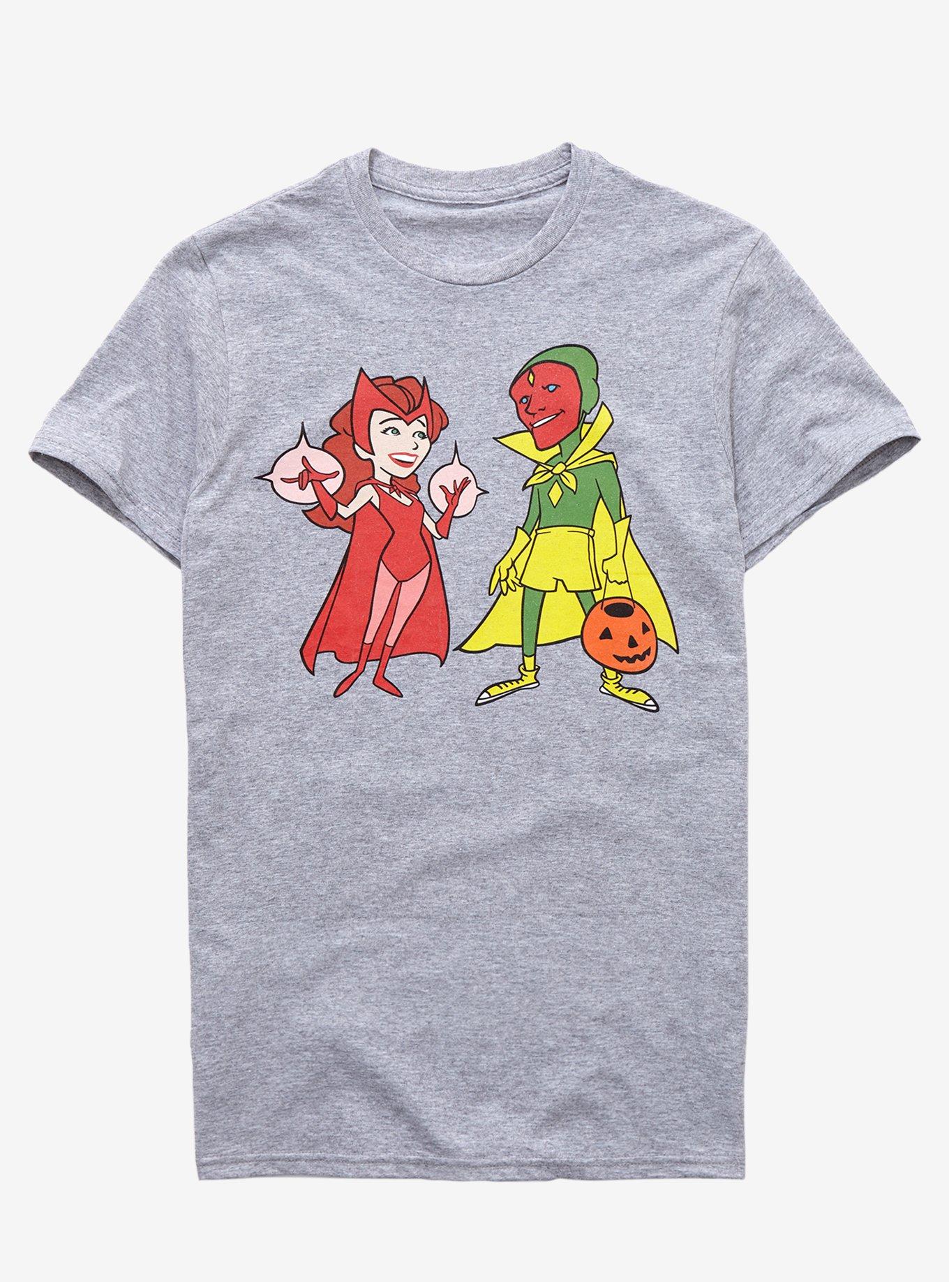 Marvel WandaVision Cartoon Costumes T-Shirt, HEATHER GREY, hi-res