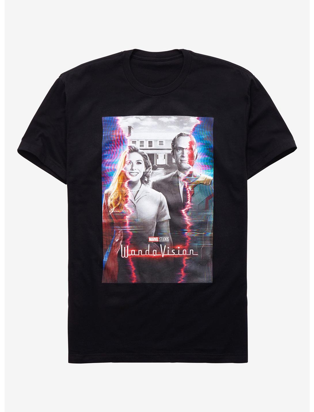 Marvel WandaVision Poster T-Shirt, BLACK, hi-res