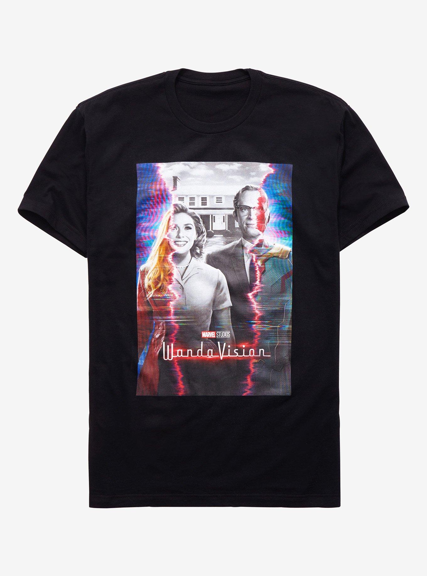 Marvel WandaVision Poster T-Shirt, BLACK, hi-res