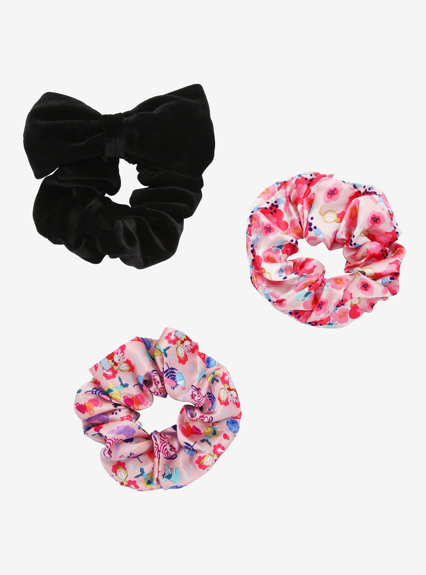 Disney Alice in Wonderland Bow Scrunchy Set - BoxLunch Exclusive, , hi-res