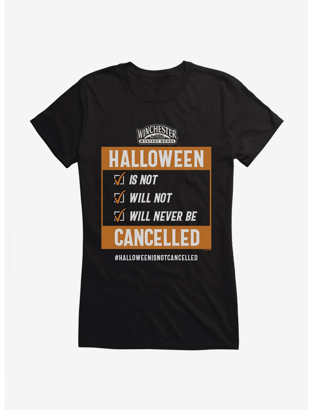 Winchester Mystery House Not Cancelled Girls T-Shirt, BLACK, hi-res