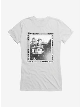 Winchester Mystery House Portrait Girls T-Shirt, WHITE, hi-res