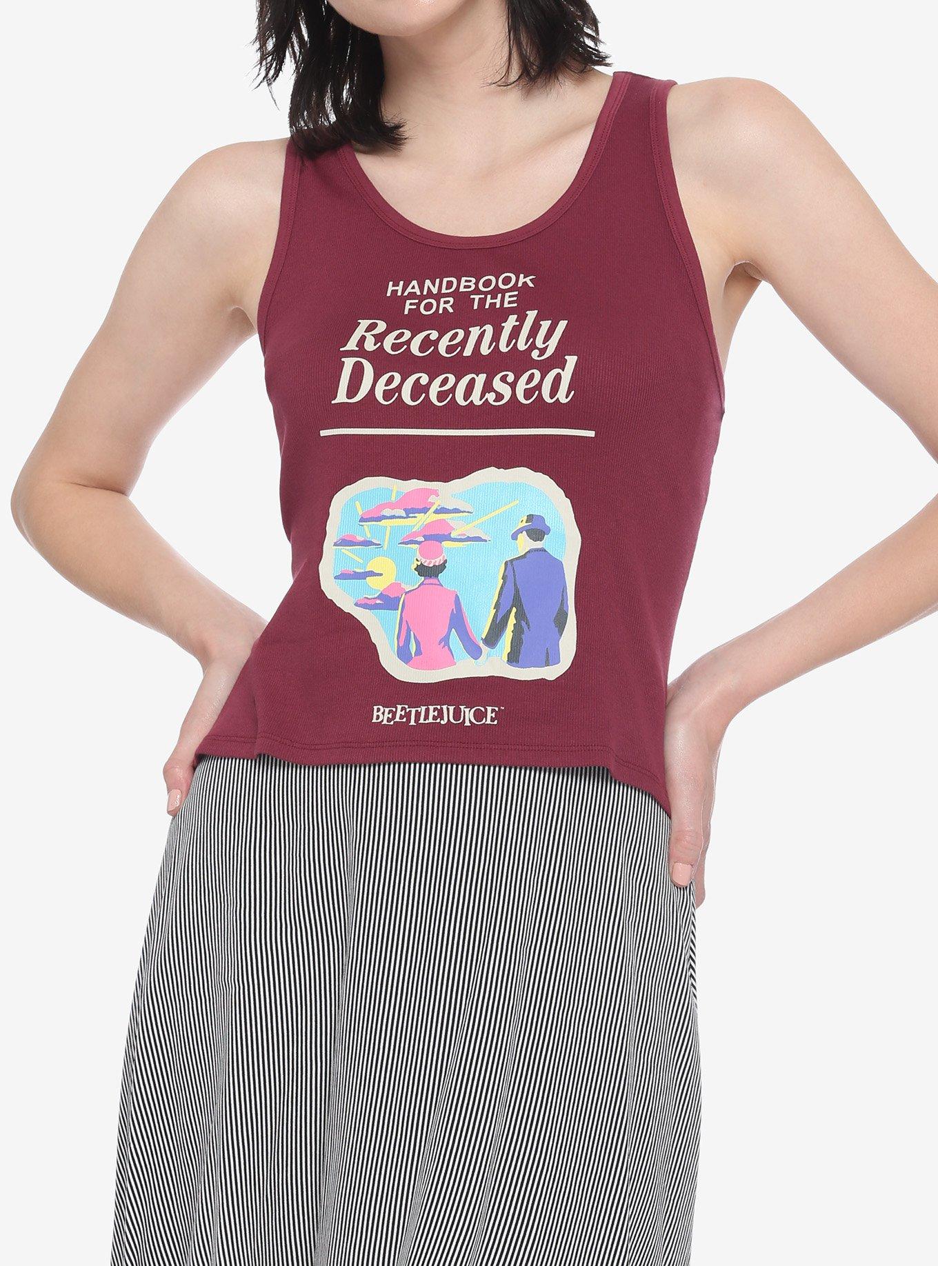 Beetlejuice Handbook For The Recently Deceased Ribbed Tank Top, MULTI, hi-res