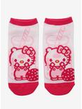 Hello Kitty Strawberry Milk No-Show Socks, , hi-res