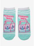 Keroppi Pastel Milk No-Show Socks, , hi-res