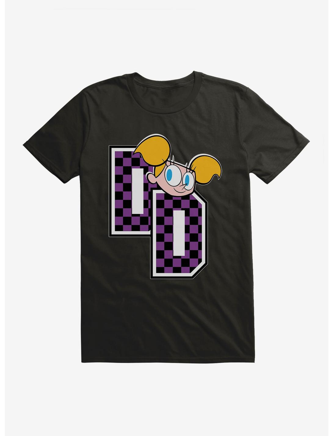 Dexter's Laboratory Dee Dee Letters T-Shirt, BLACK, hi-res