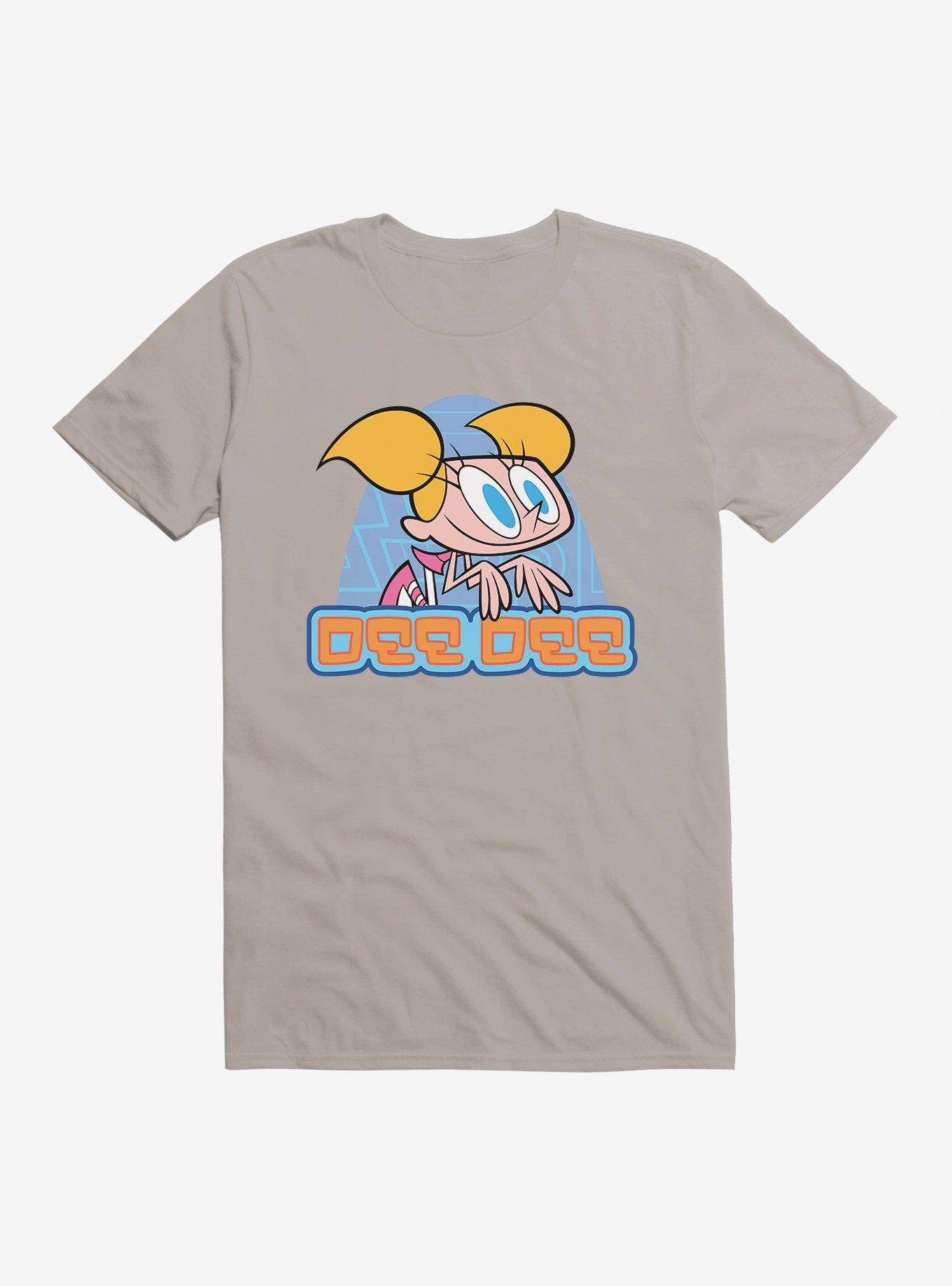 Dexter's Laboratory Dee Dee Running T-Shirt, LIGHT GREY, hi-res