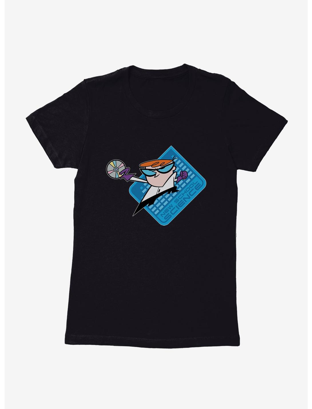 Dexter's Laboratory New School Science Womens T-Shirt, BLACK, hi-res