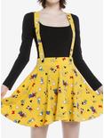 Disney The Sensational Six Mustard Suspender Skirt, MULTI, hi-res