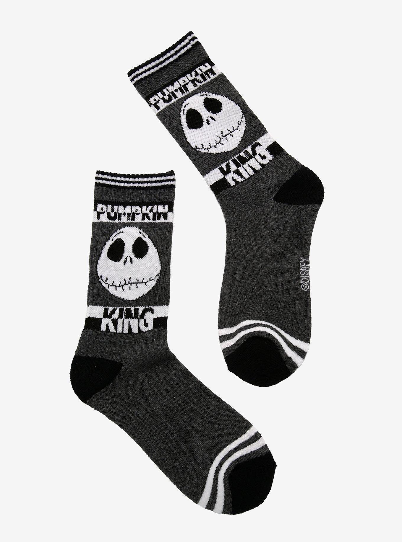 The Nightmare Before Christmas Pumpkin King Crew Socks | Hot Topic