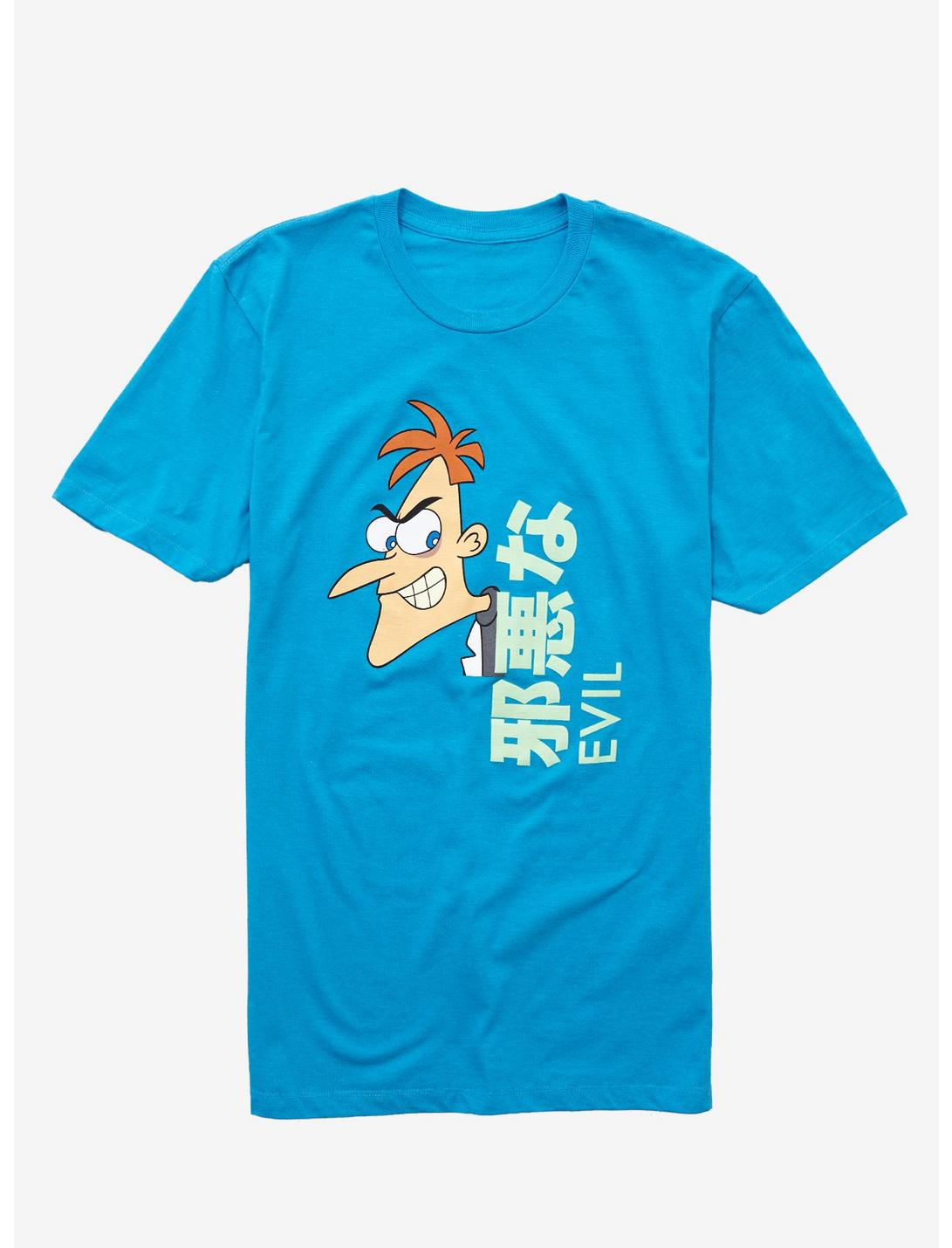 Phineas And Ferb Heinz Doofenshmirtz T-Shirt, AQUA, hi-res