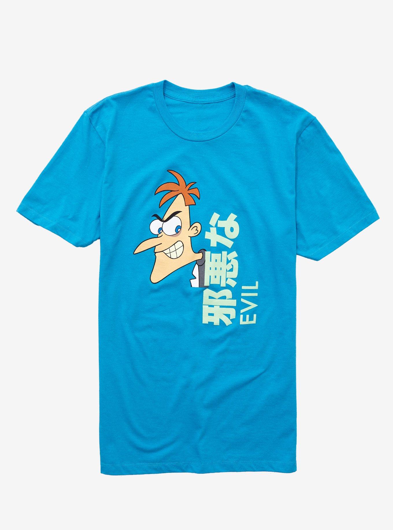 Phineas And Ferb Heinz Doofenshmirtz T-Shirt, AQUA, hi-res