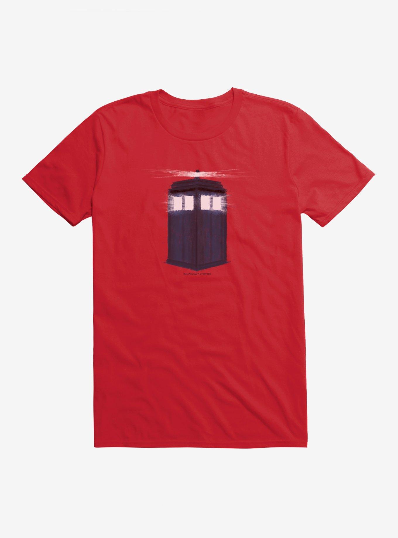 Doctor Who Shadow Field Tardis T-Shirt, , hi-res