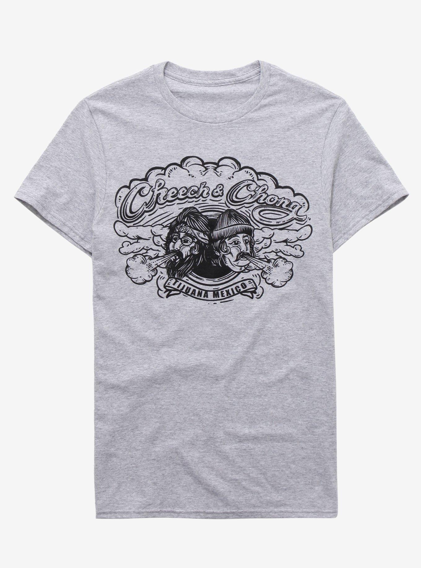 Cheech & Chong Smoke T-Shirt, HEATHER GREY, hi-res