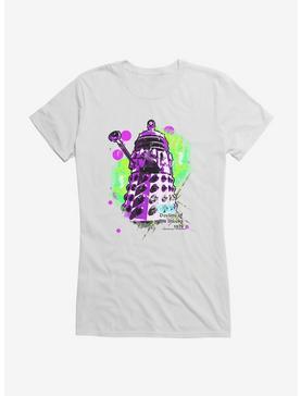 Doctor Who Neon Splatter Tardis Girls T-Shirt, , hi-res