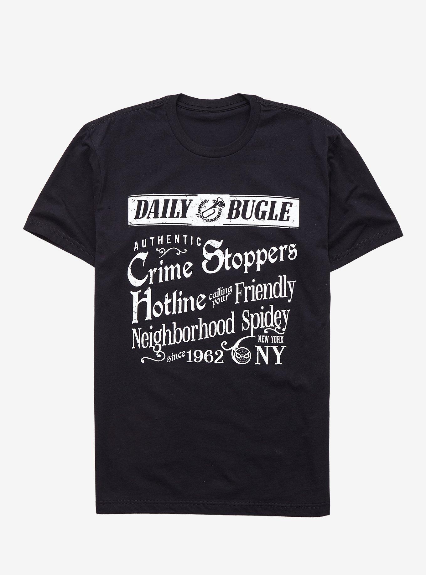 Marvel Spider-Man Daily Bugle Hotline T-Shirt, BLACK, hi-res