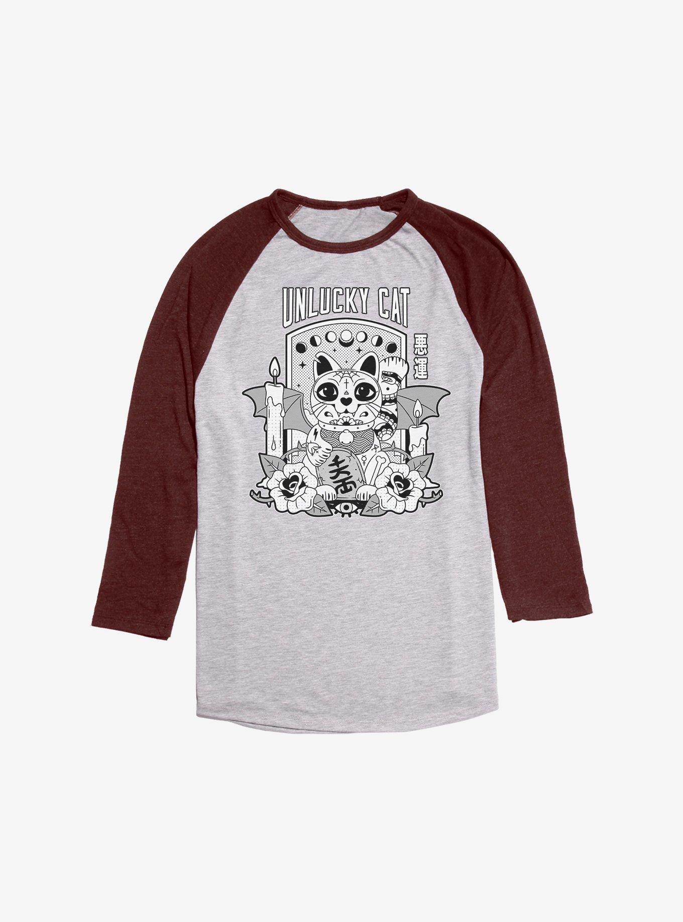 Unlucky Cat Raglan, , hi-res
