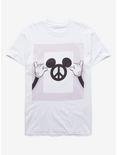 Disney Mickey Mouse Peace Sign T-Shirt, WHITE, hi-res