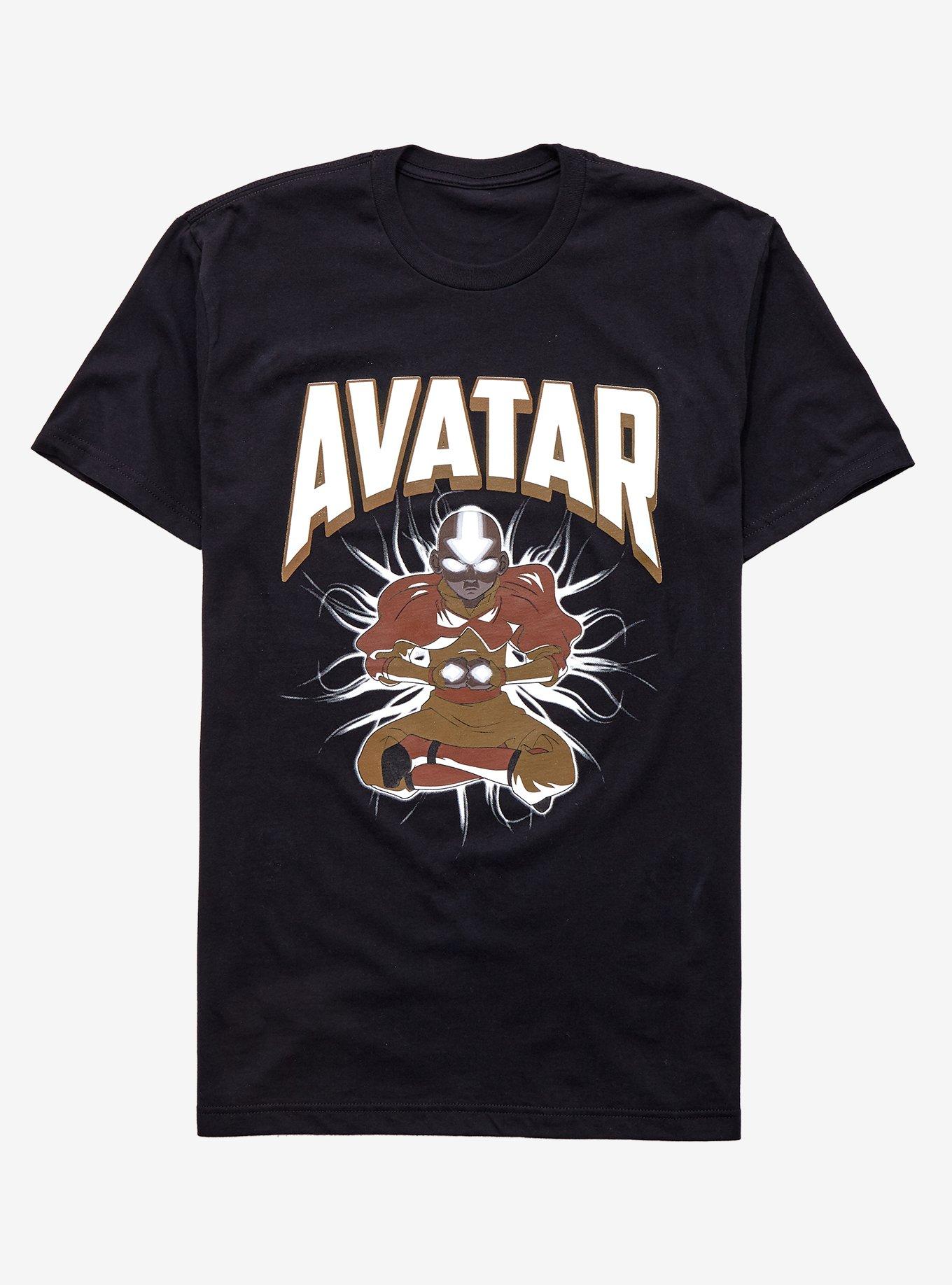 Avatar: The Last Airbender Bold Title T-Shirt, BLACK, hi-res