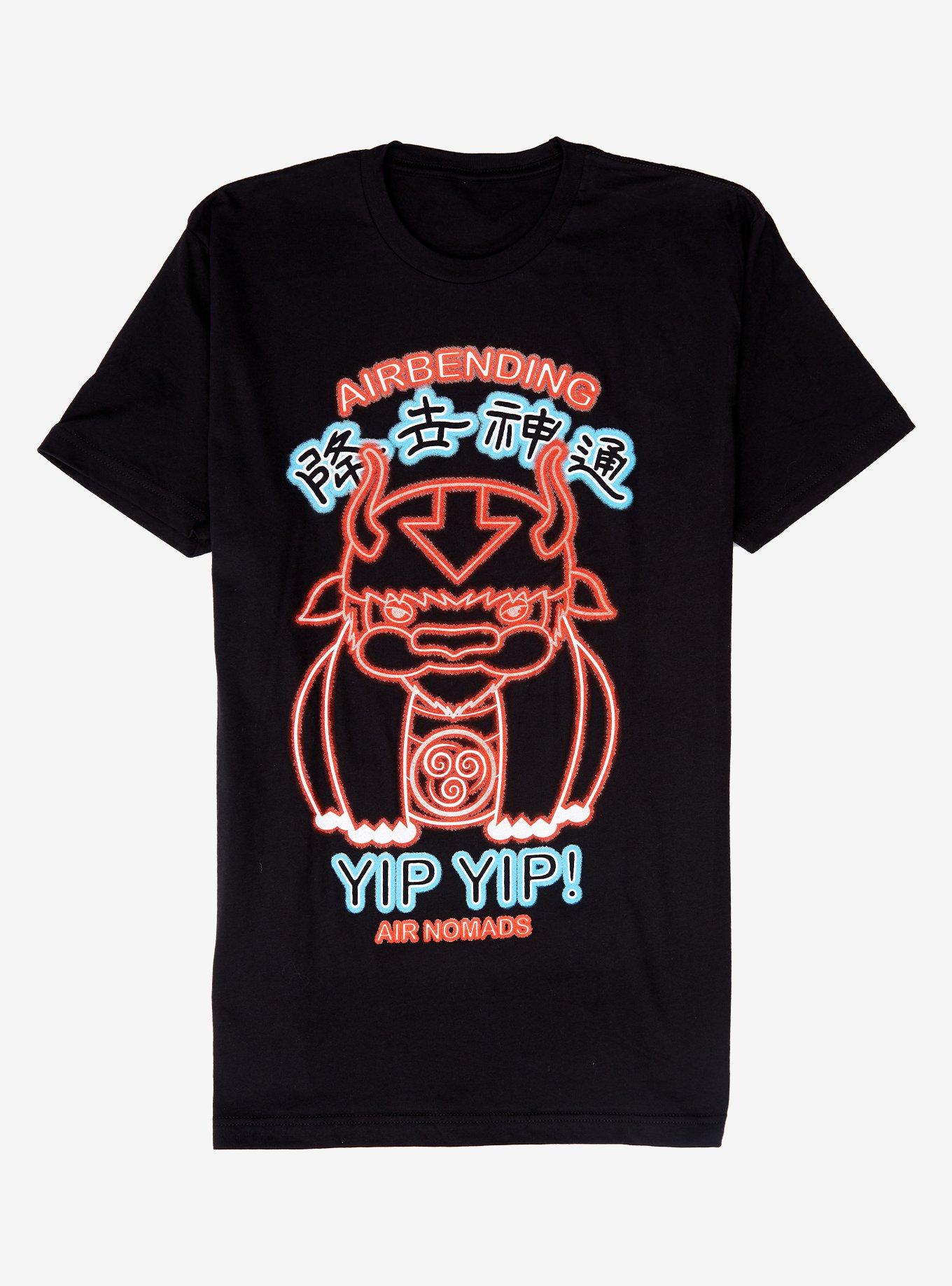 Avatar: The Last Airbender Neon Sign Appa T-Shirt | Hot Topic