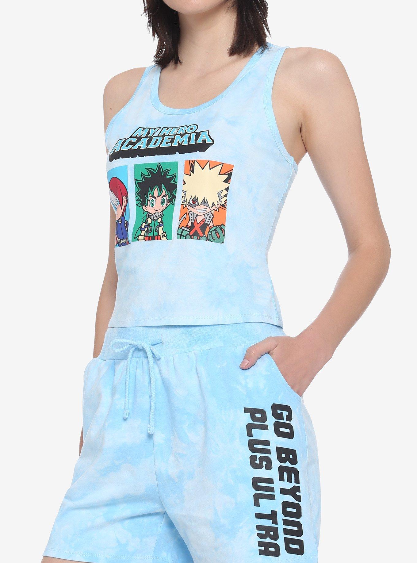 My Hero Academia Chibi Trio Tie-Dye Girls Lounge Set, MULTI, hi-res