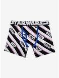 Star Wars Black & White Stripe Boxer Briefs, BLACK, hi-res