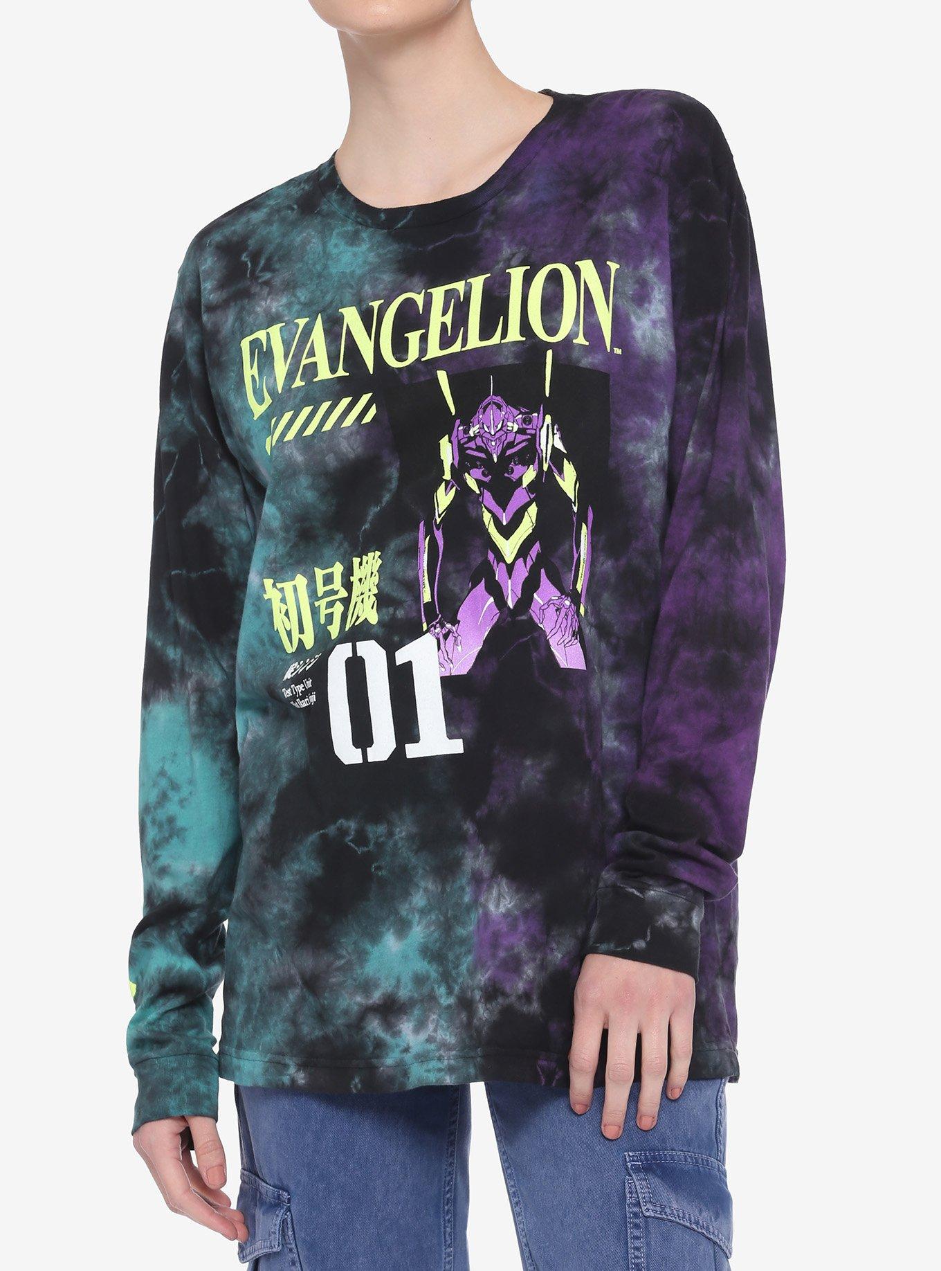 Neon Genesis Evangelion EVA Test Type Unit 01 Tie-Dye Girls Long
