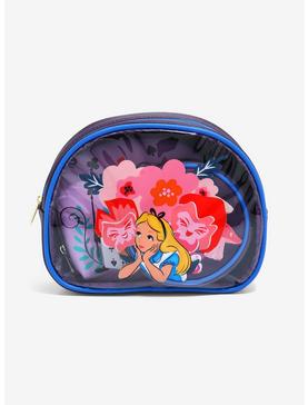 Disney Alice in Wonderland Floral Cosmetic Bag Set - BoxLunch Exclusive, , hi-res
