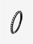 16G 8Mm Black Plated Hinged Segment Rings With Prong Set, , hi-res