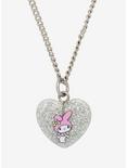 My Melody Heart Glitter Necklace, , hi-res