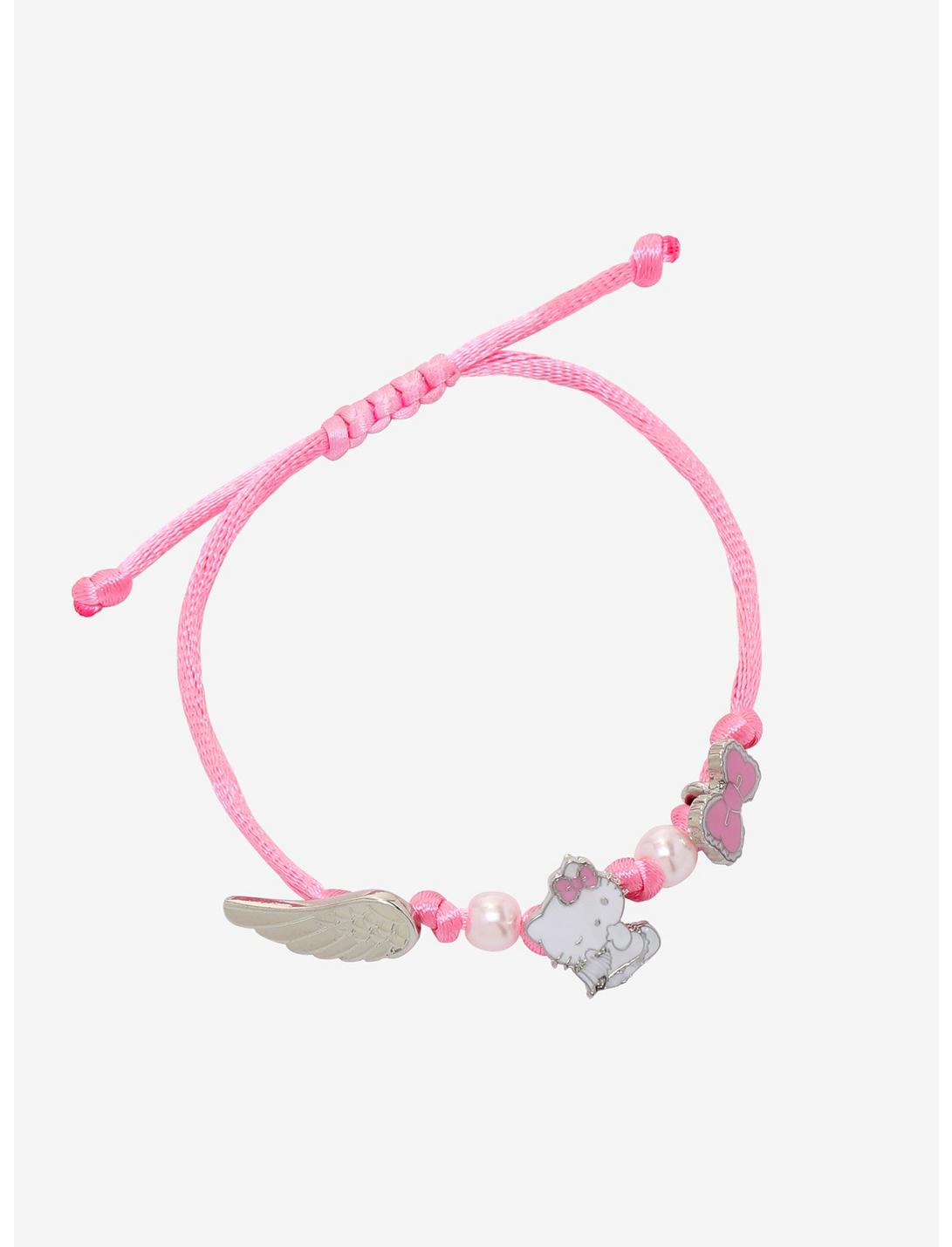Hello Kitty Angel Cord Bracelet, , hi-res