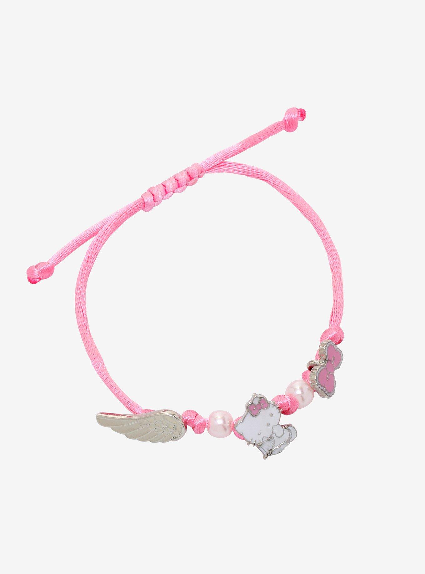 SUEL☆Kitty String Bracelet Kitty String Bracelet (Black) : SUEL